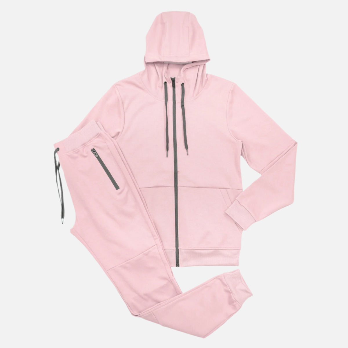 Women's Tech Fleece Tracksuit  - Pale Pink