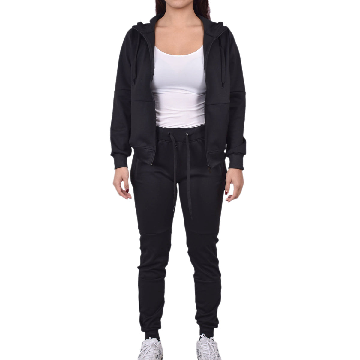 Women's Tech Fleece Tracksuit - Black