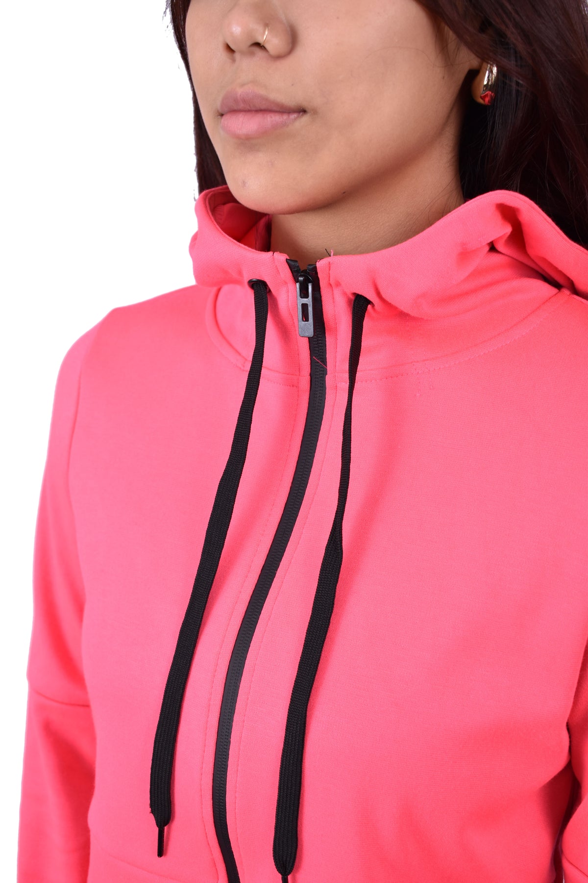 Women's Tech Fleece Tracksuit  - Neon Pink