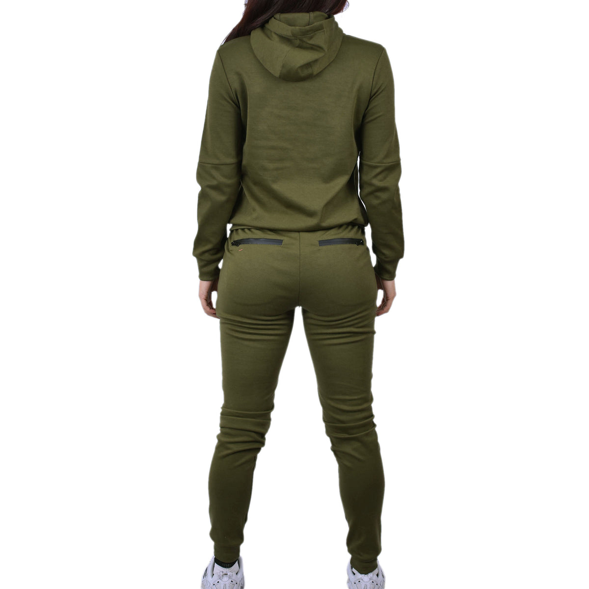 Women's Tech Fleece Tracksuit  - Olive