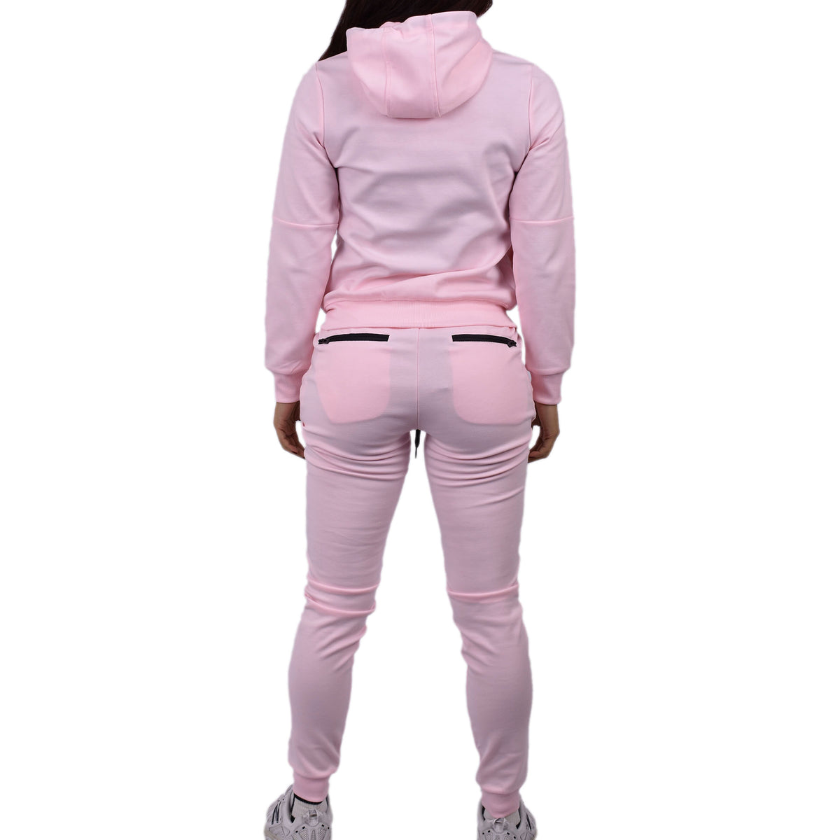 Women's Tech Fleece Tracksuit  - Pale Pink