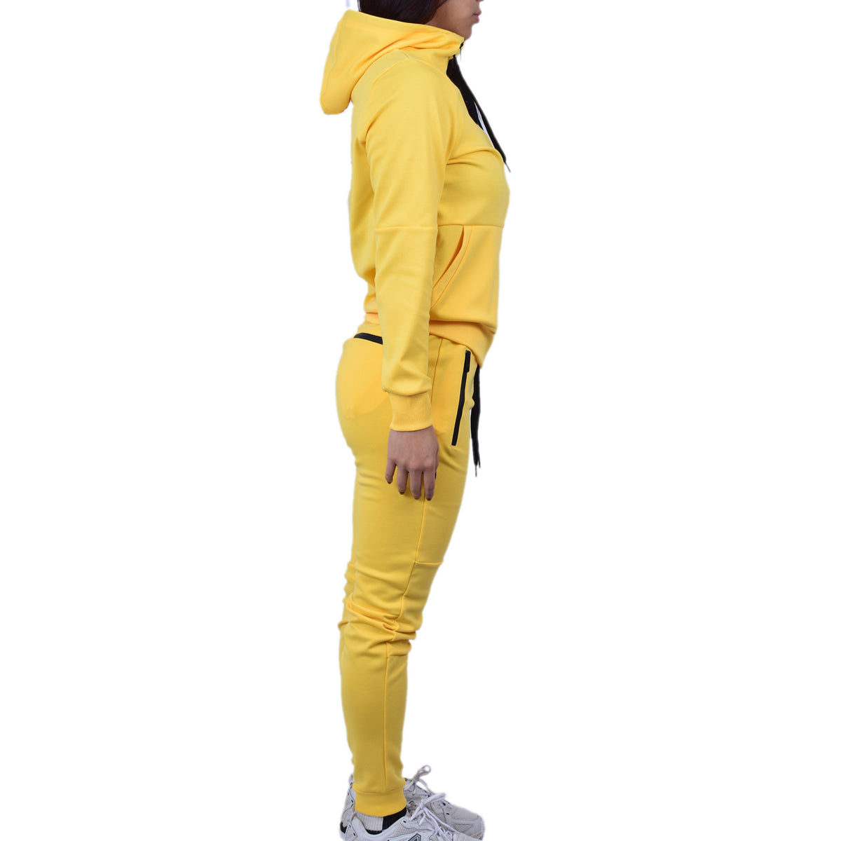 Women's Tech Fleece Tracksuit  - Yellow