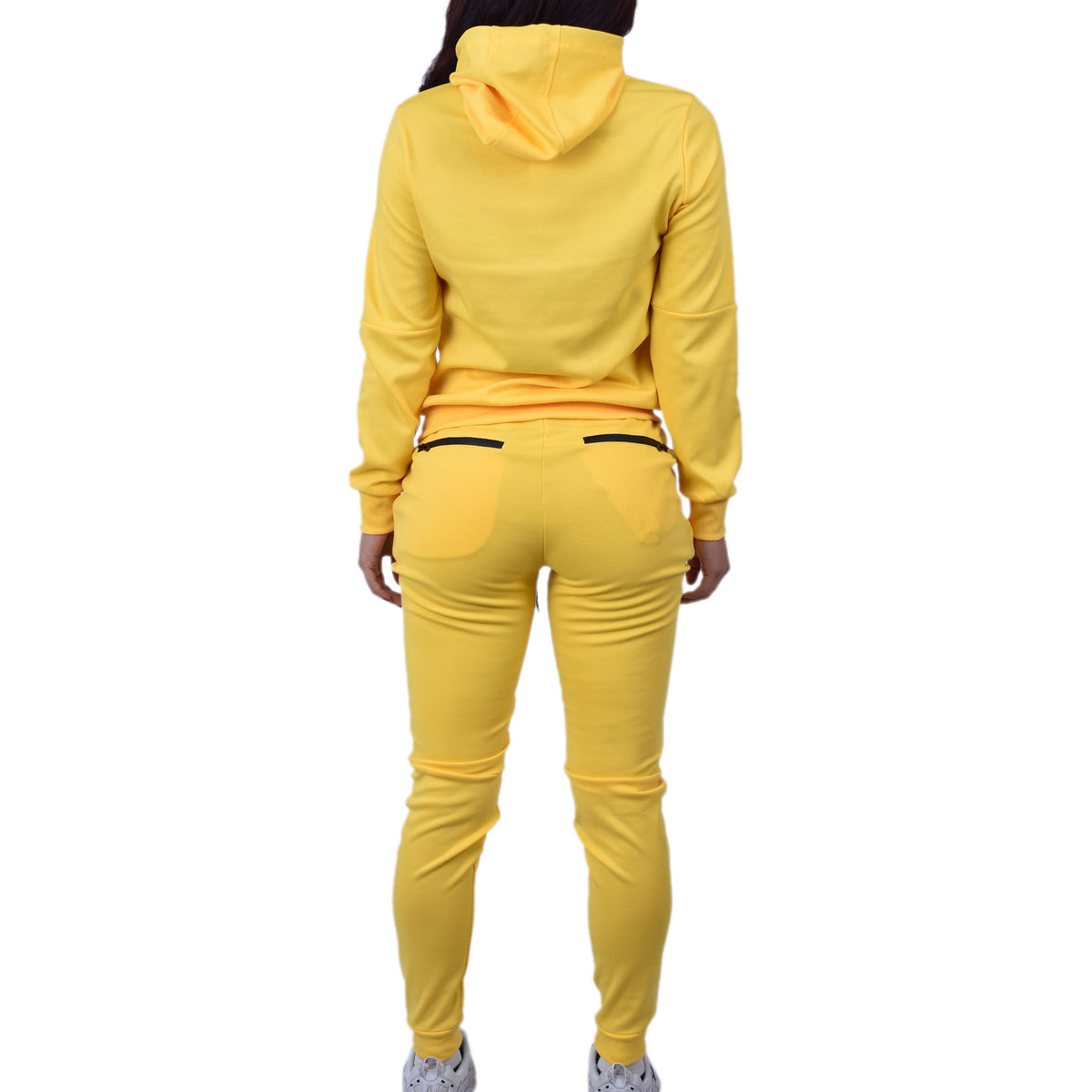 Women's Tech Fleece Tracksuit  - Yellow