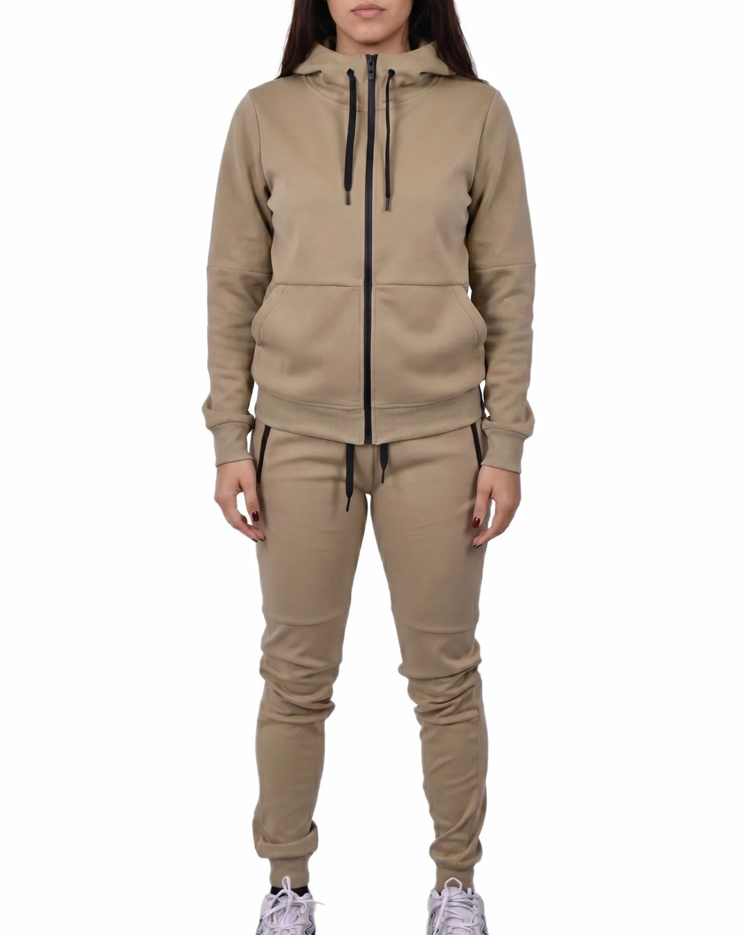 Women's Tech Fleece Tracksuit - Khaki