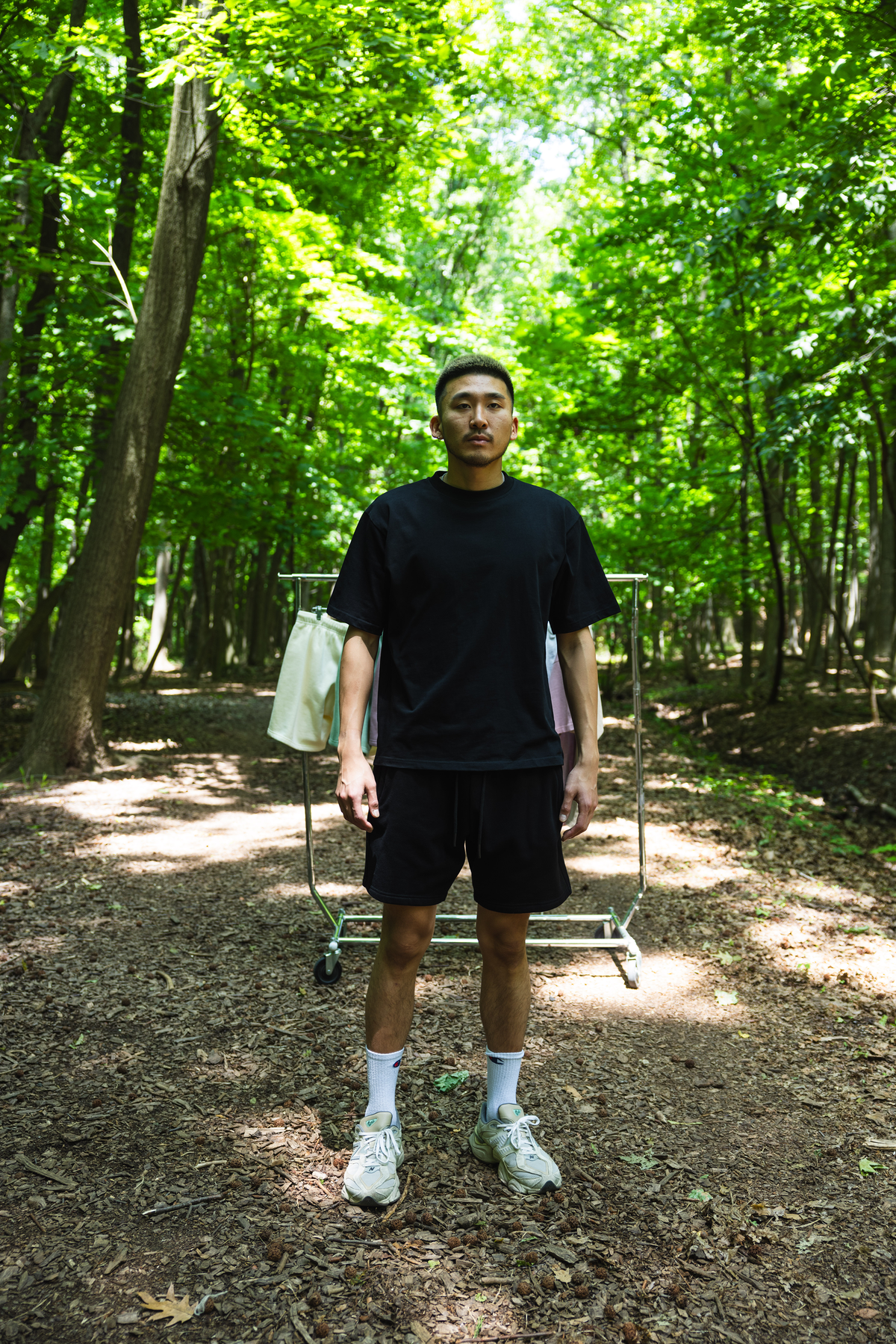 Canvas Terry Shorts - Black