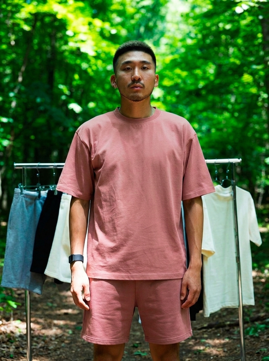 Canvas T Shirt - Rose Wine
