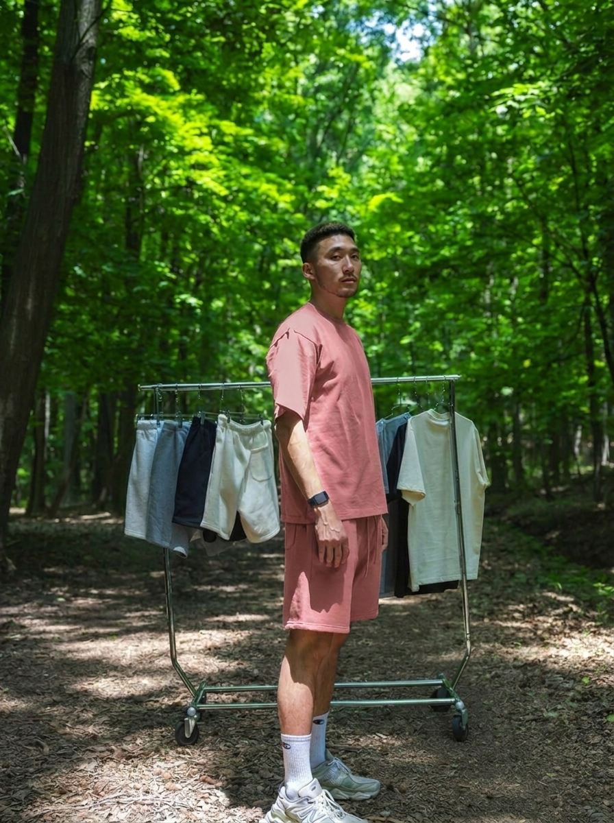 Canvas T Shirt - Rose Wine