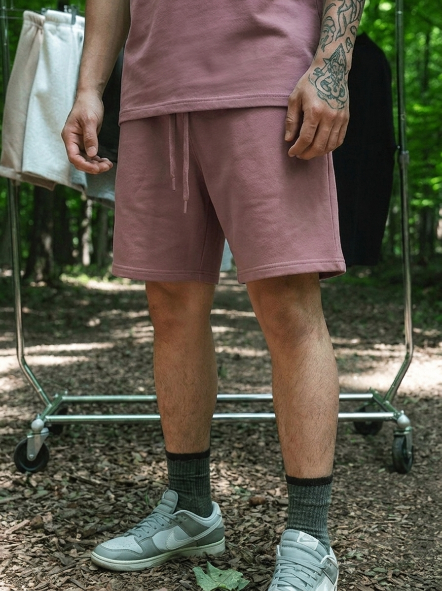 Canvas Terry Shorts- Shadow Purple