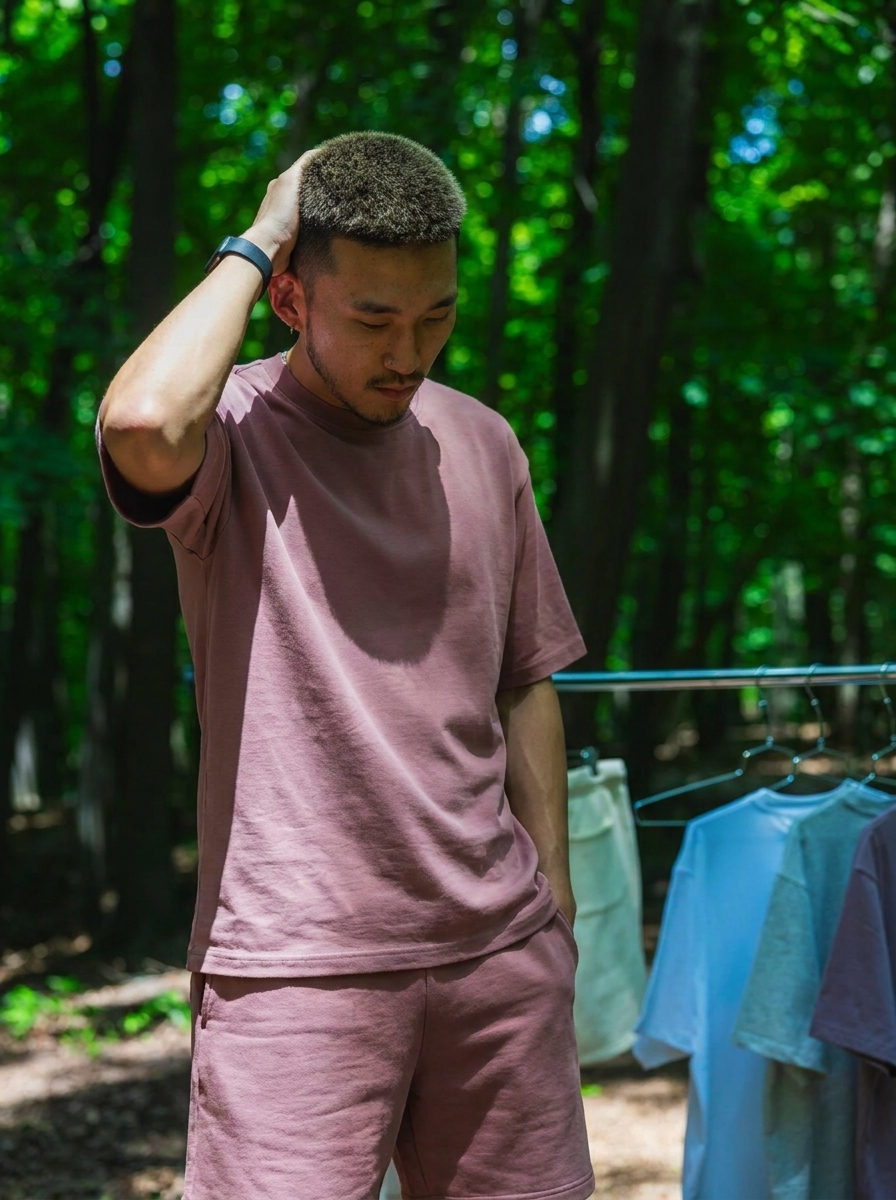 Canvas T Shirt - Shadow Purple